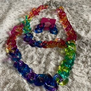 Zaria Necklace and Dangle Earrings